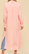ds Easy Breeze Longline Shirt-Peach