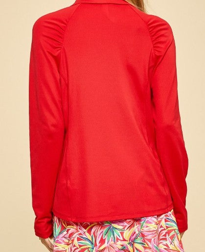 ds Marina Top in Tropic Red