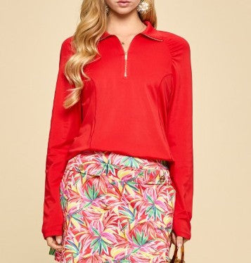 ds Marina Top in Tropic Red