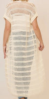 CC Short Sleeve Cream Cardigan