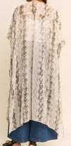 DD Snake Print Duster