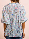 BB Floral Bubble Eyelet Top