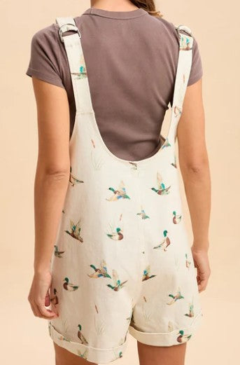 AW Mallard Print Romper