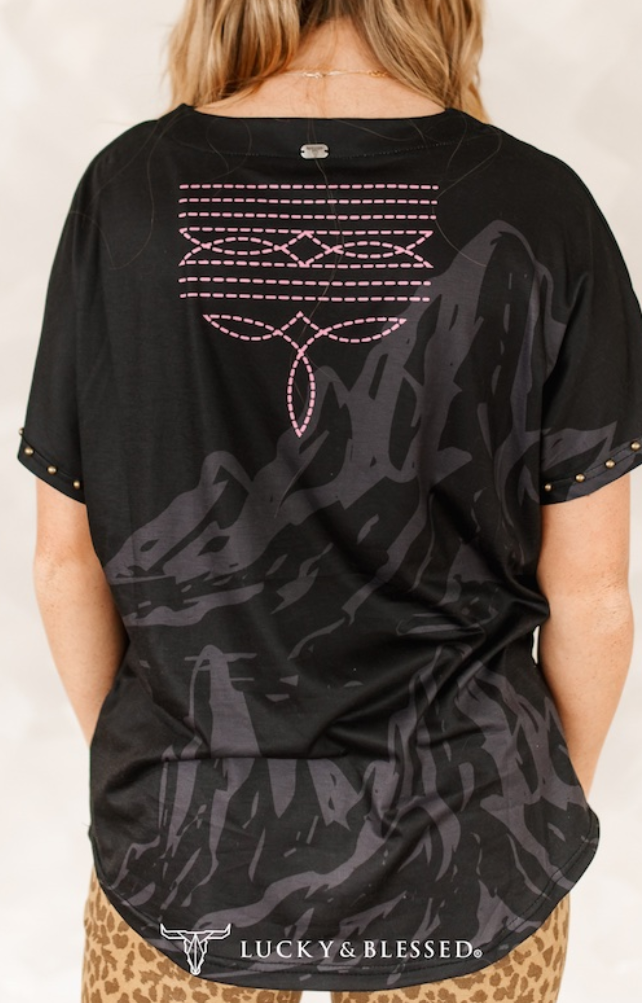 LB Studded Cowgirl Top