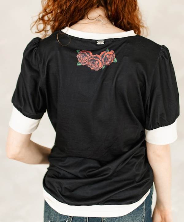 LB Western Puff Sleeve Top