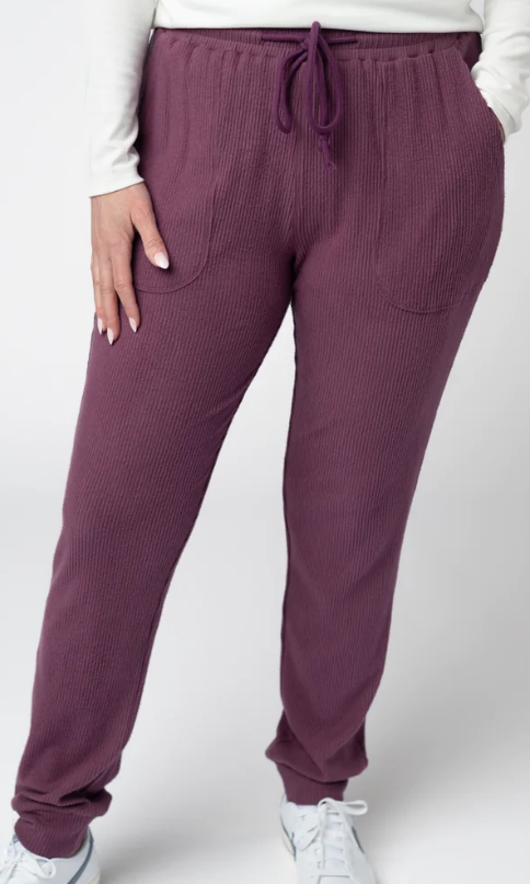 MM Corrine Joggers Plum