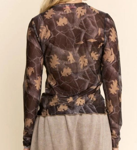 DD Woodland Whisper Mesh Top