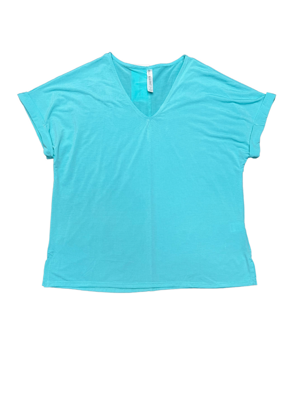 Spring Tops-Neon Blue