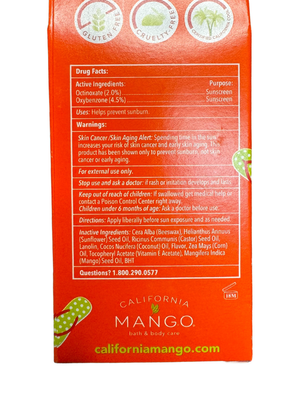Mango Lip Balm - 3 Pack