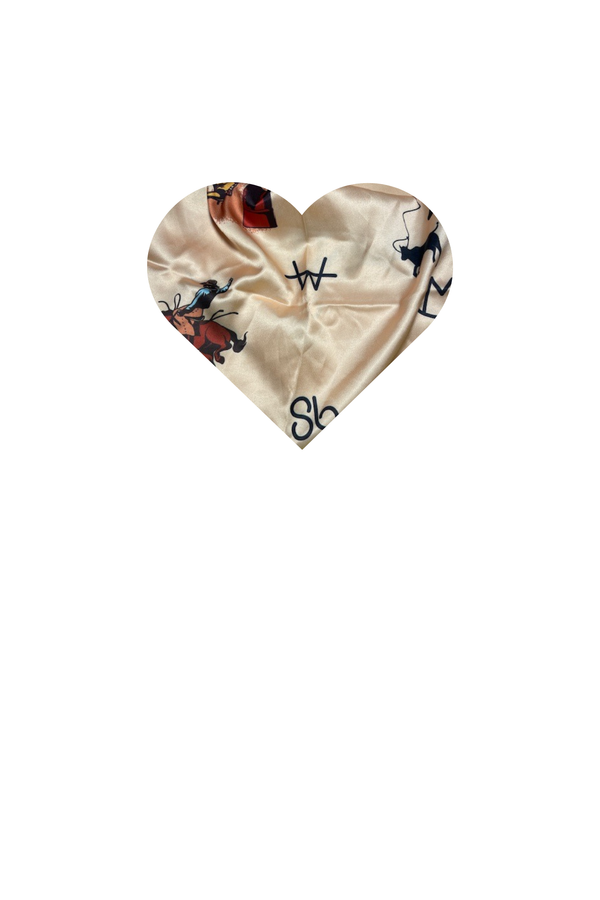 Vintage Cowboy Print Wild Rags