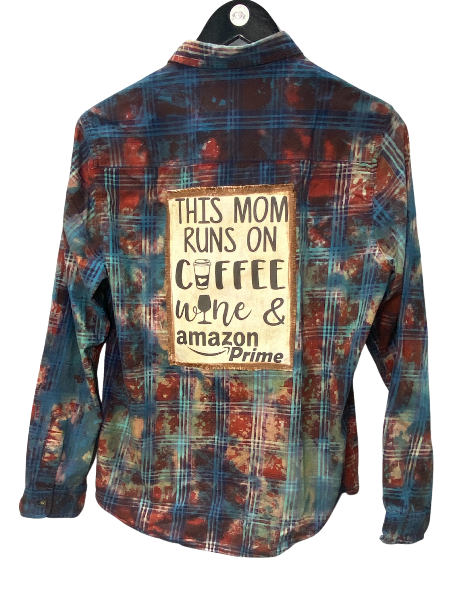 This Mom Runs on Coffee...Flannel