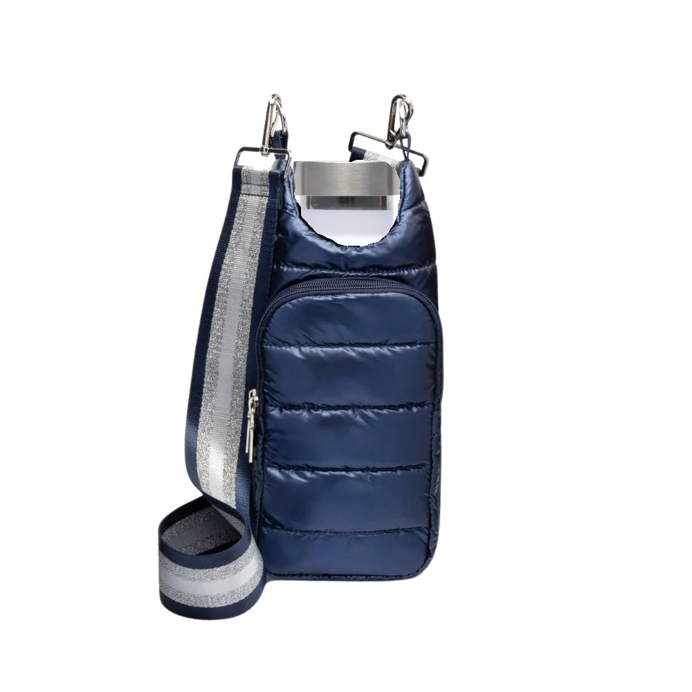 Crossbody Hydro Flask in  Navy Blue Shiny