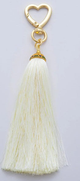 SJ Bag Tassel-White