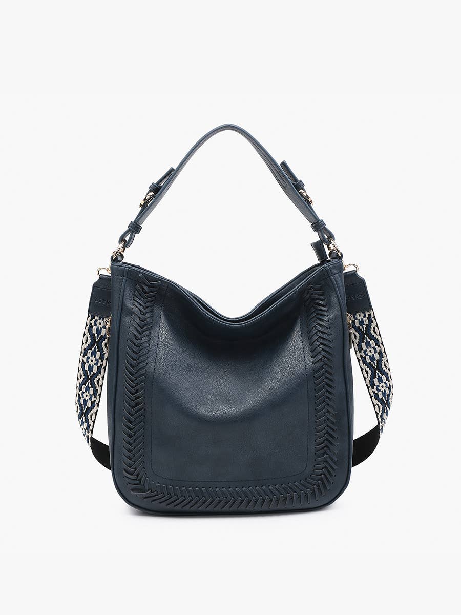 Aris Small Hobo in Warm Grey