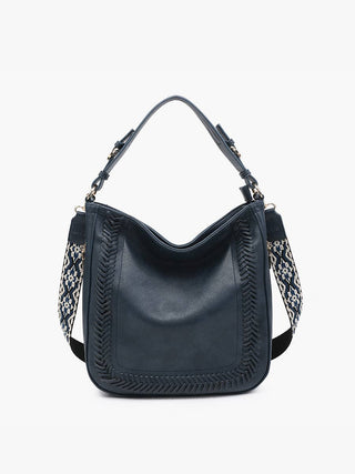 Aris Small Hobo in Warm Grey