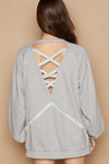 Heather Grey French Terry Top