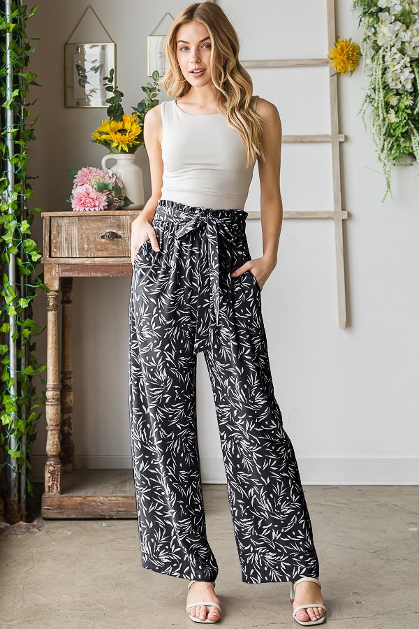 Geometric Print Casual Pant