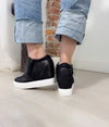 Timmibelle Wedge Sneaker in Black