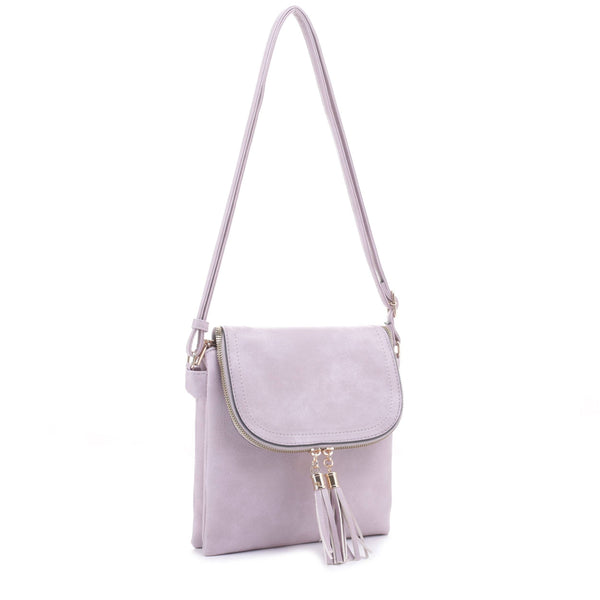 Two Compartment Crossbody in Lavender