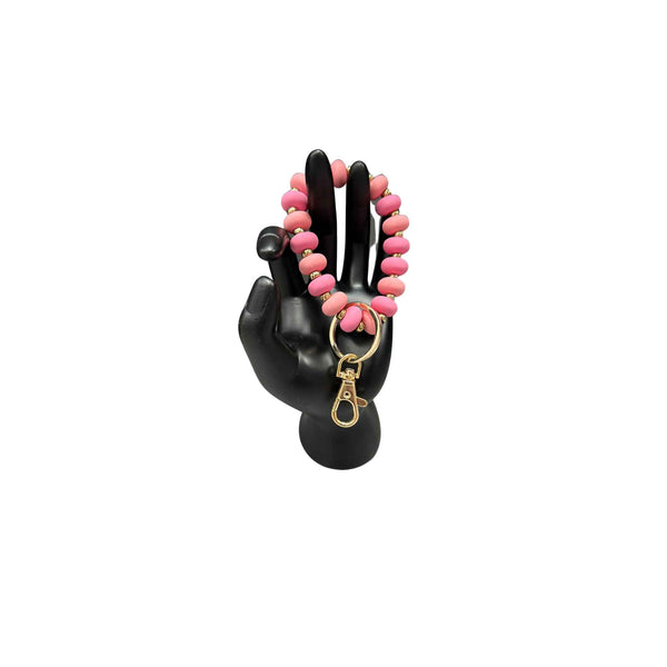 Beaded Keychain Bracelet