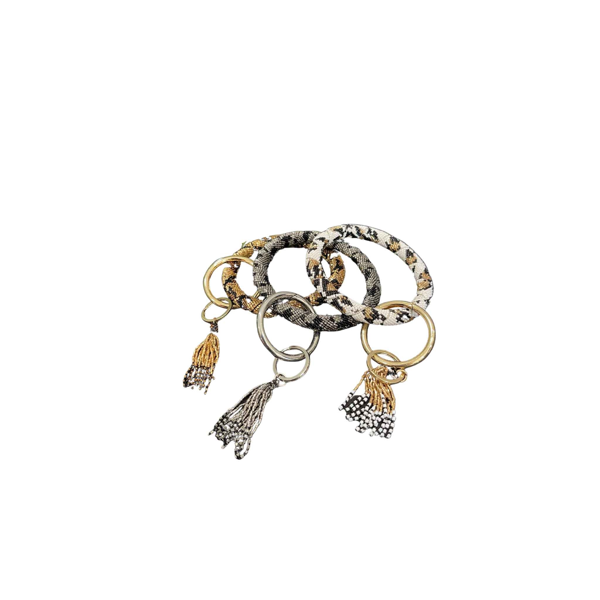 Bracelet Key Chain In Leopard Print