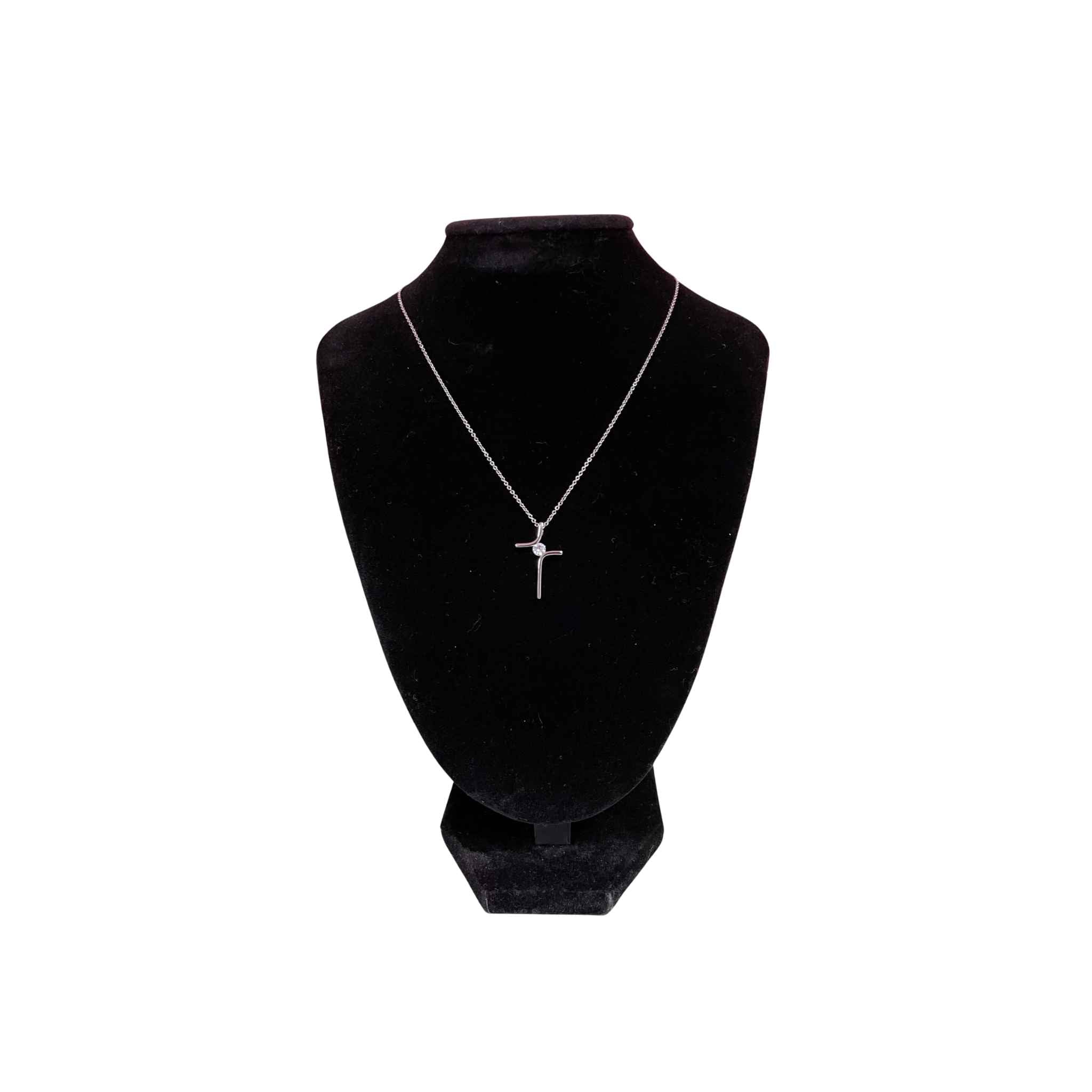 CZ Cross Necklace