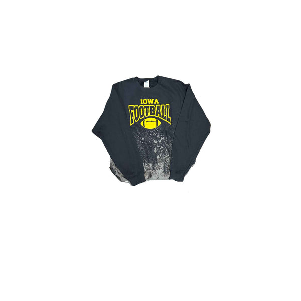 Collegiate Bleach Splatter Sweatshirts