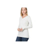 Cotton V-Neck Long Sleeve T-Shirt