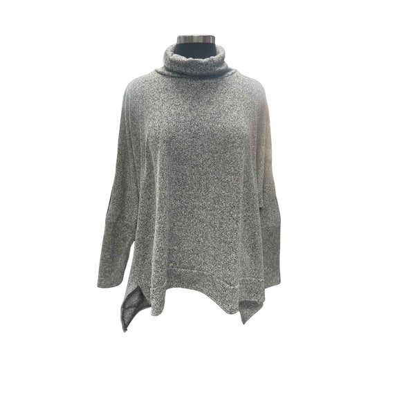 Heather Cowl Neck Sweater