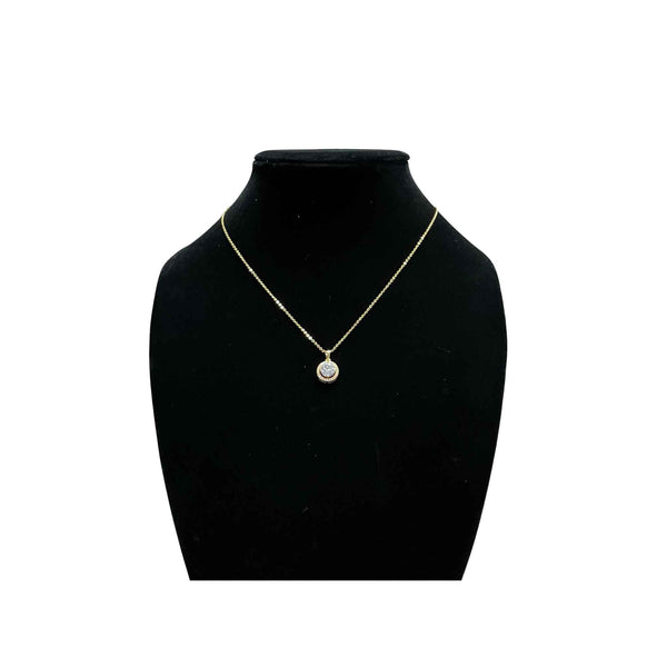 Large Rhinestone Drop Necklace
