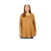 Long Sleeve Round Hem Neck Top