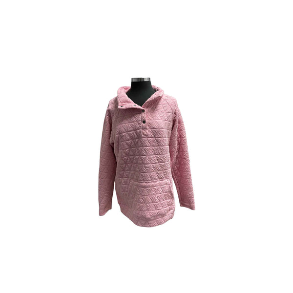 MM Geometric Quilted Pullover