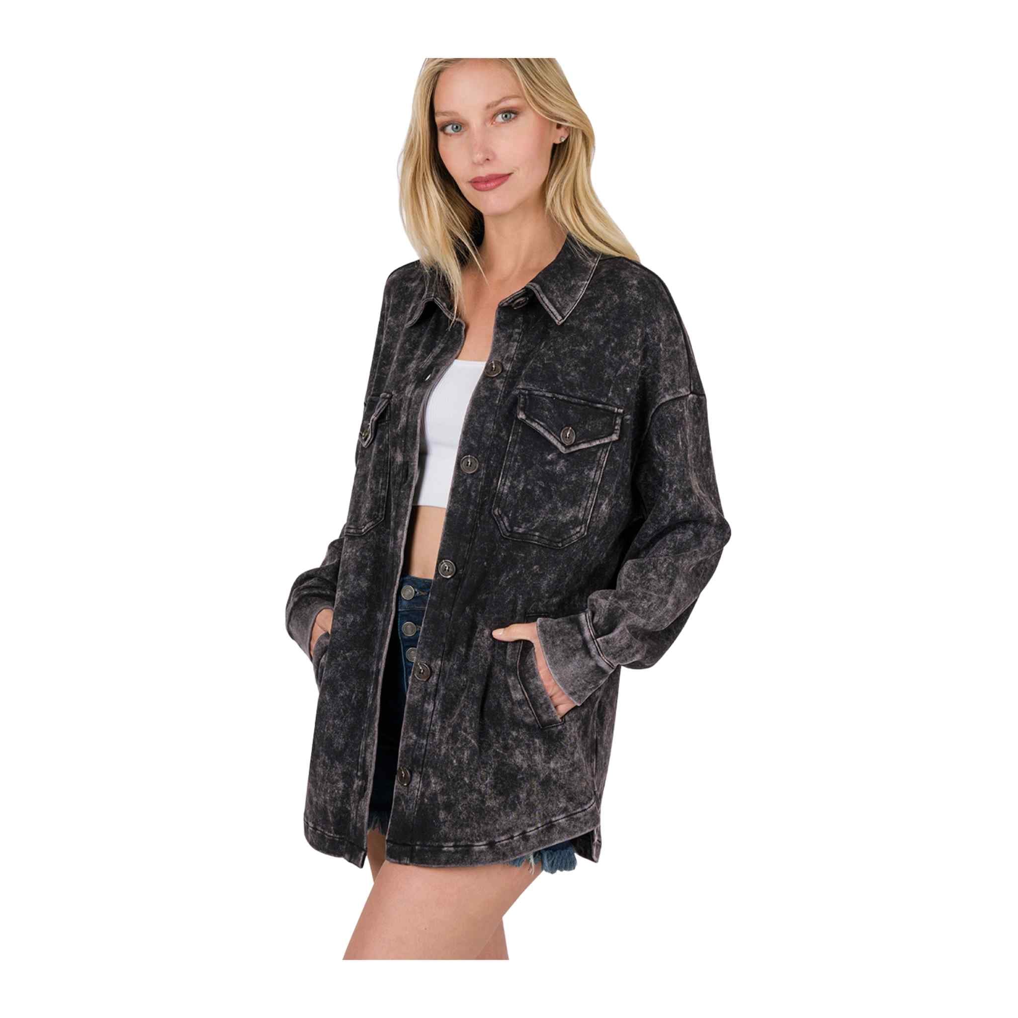 Mineral Washed Shacket