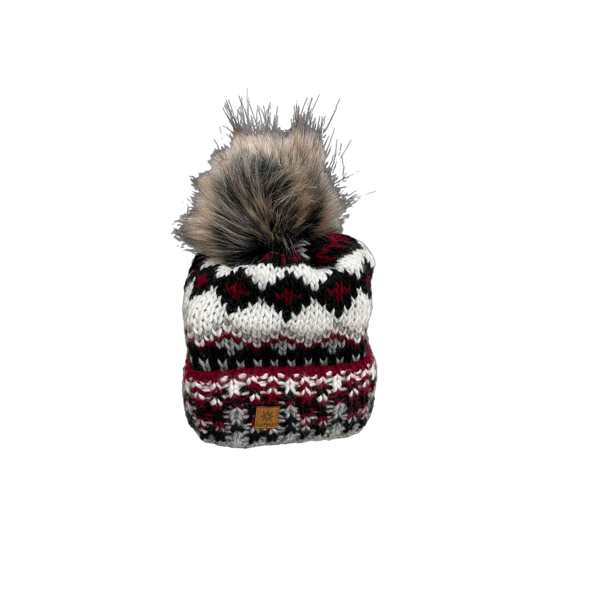 Woolk Beanies With Fluffy Poms