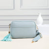 Tassel Crossbody in Light Blue